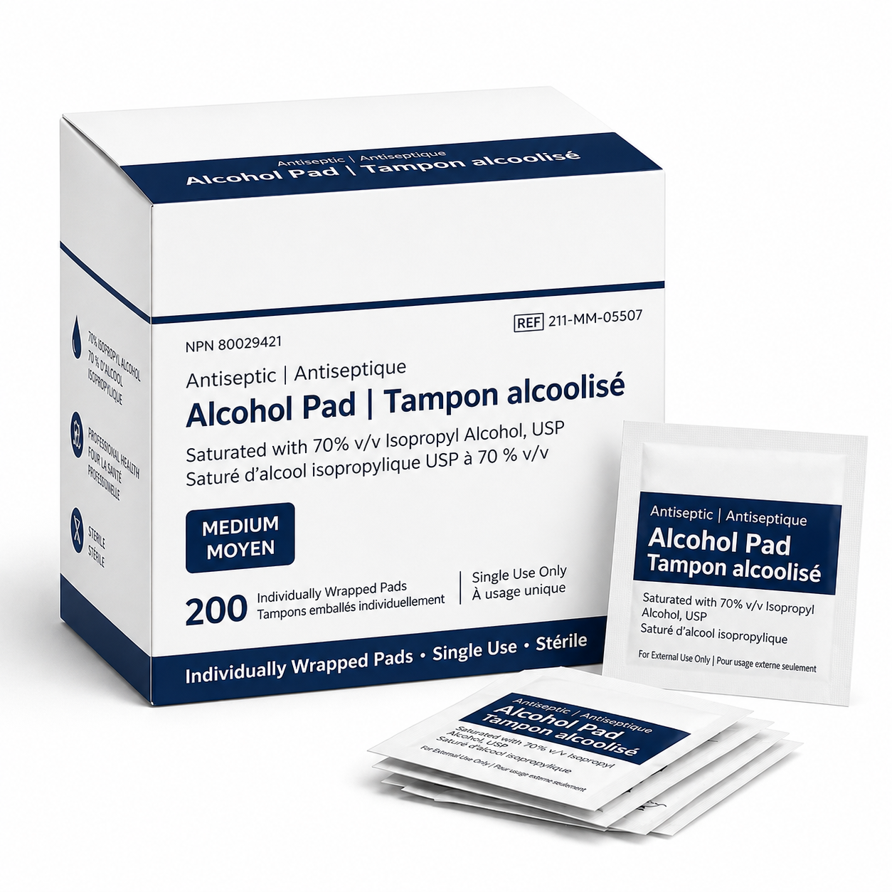 Alcohol Prep Pads (200)